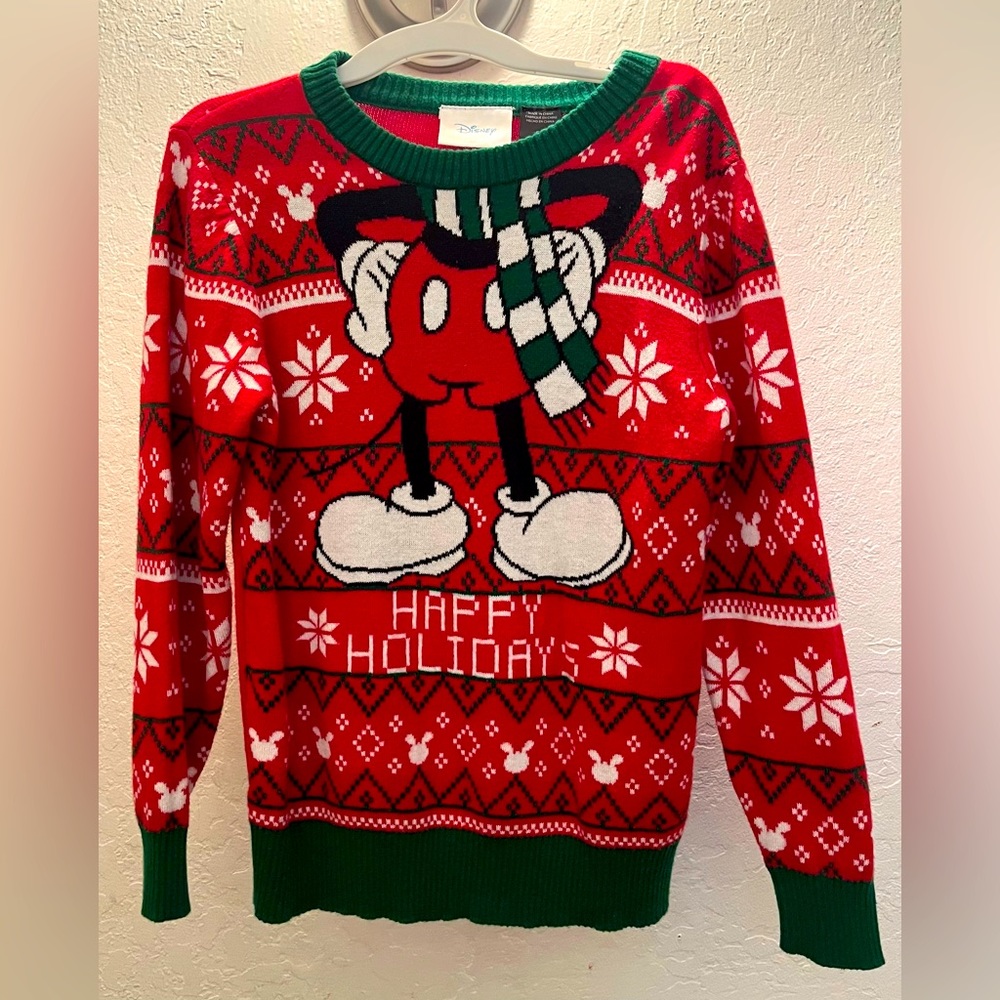 Disney Christmas Sweater Size 5T Boys